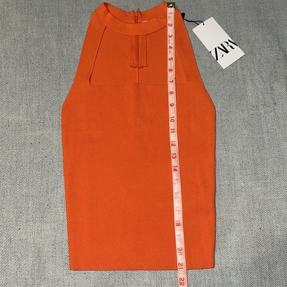 NWT ZARA Square Neck  Choker Top - Picture 8 of 11